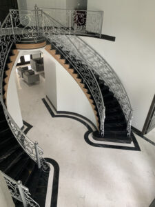 Margarella-Italian-Artisan-Custom-Made-Floor-Border-Detail-and-Staircase-Renato-Margarella
